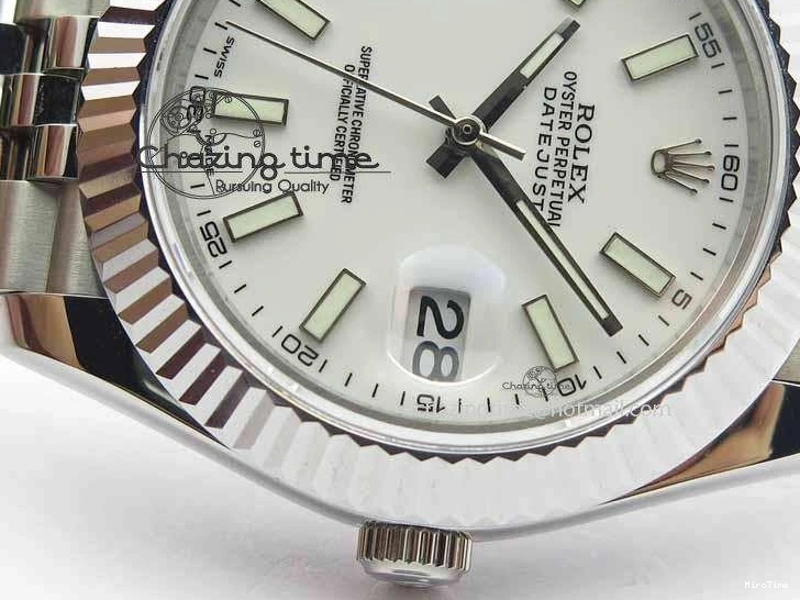 MiroTime 0211 SmartChoice DateJust II 41mm BP Maker Best Edition White Dial On New Version Jubilee Bracelet A 3636
